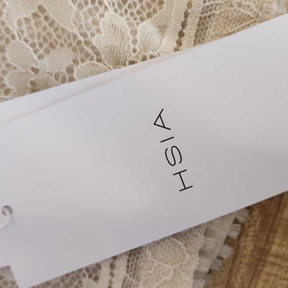 HSIA (2) Lace Underwire Bra - Blue, Ivory, size 40C - Picture 5 of 9